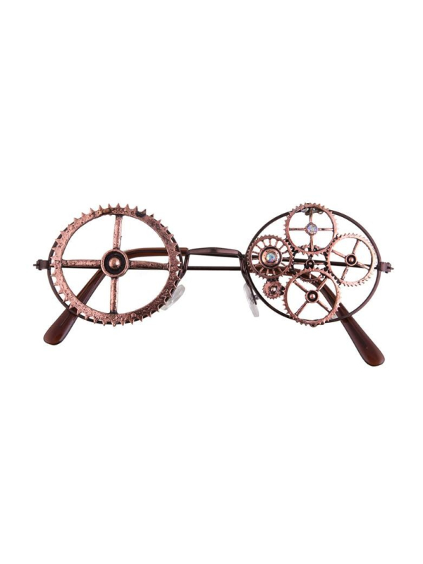Lunettes Steampunk en Métal- 7 x 6 cm