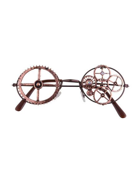 Lunettes Steampunk en Métal- 7 x 6 cm