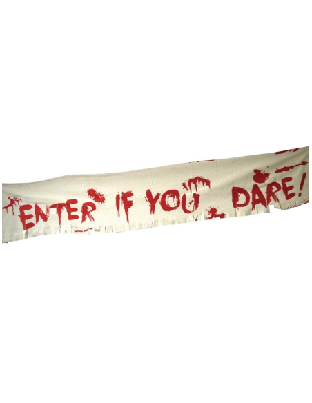 Bannière Halloween tachée de sang de 180 cm
