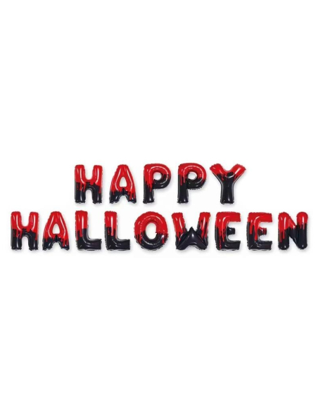 Ballon aluminium halloween "happy halloween"