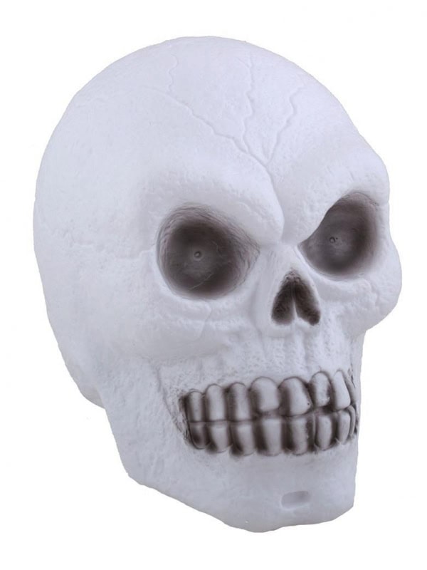 Crâne lumineux pour déco Halloween