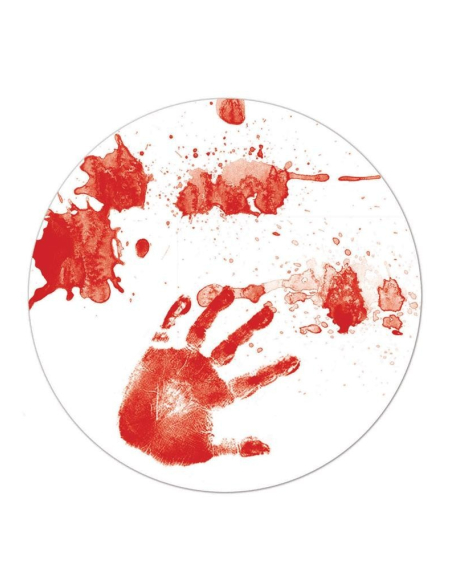 6 sous-verres magnétiques (effet tachés de sang-halloween)