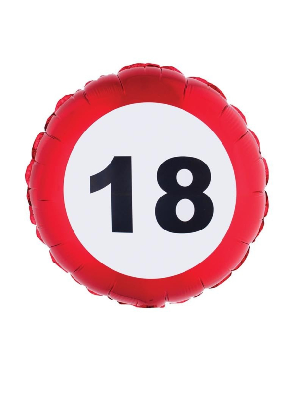 Ballon Anniversaire en aluminium - 18 ans