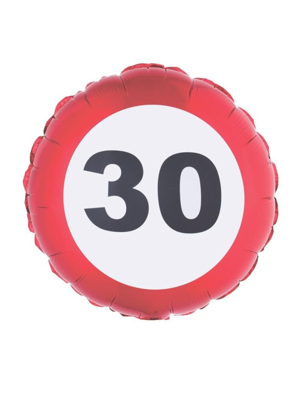 Ballon Anniversaire en aluminium - 30 ans