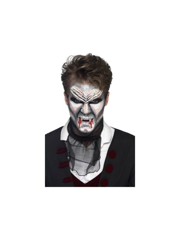 Kit Latex Liquide Vampire Halloween - Maquillage 4 Couleurs avec Éponges
