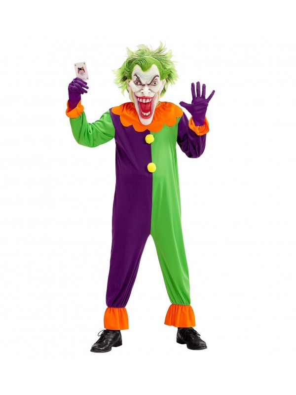 Déguisement Joker démoniaque Enfant (costume, masque)