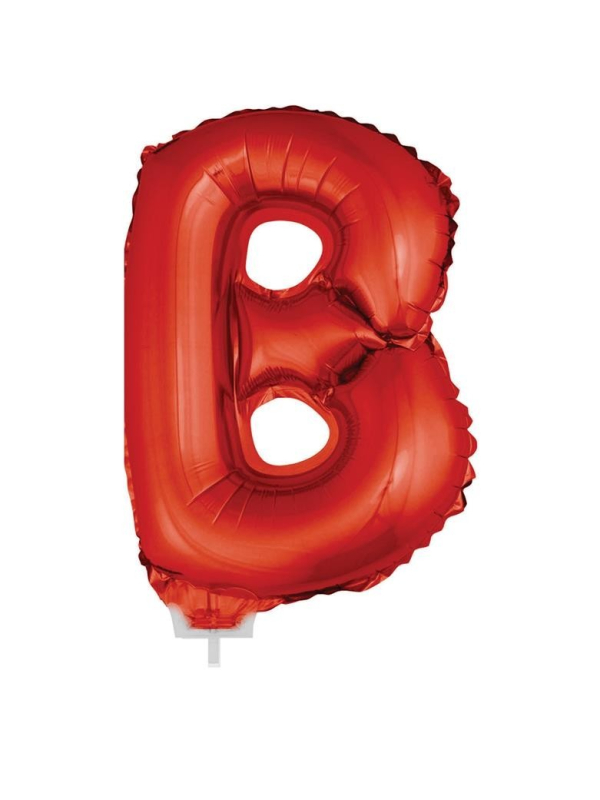 Ballon Aluminium Rouge - B- 45X25