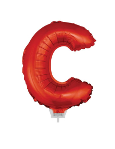 Ballon Aluminium Rouge - C- 45X25