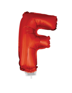 Ballon Aluminium Rouge lettre - F- 45x25