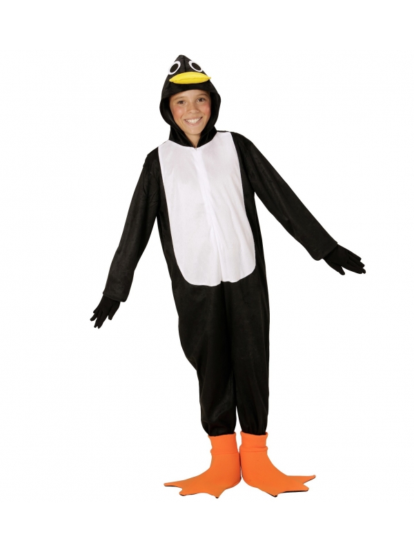 Déguisement Pingouin Enfant (combinaison à capuche/masque)