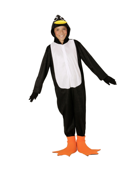 Déguisement Pingouin Enfant (combinaison à capuche/masque)
