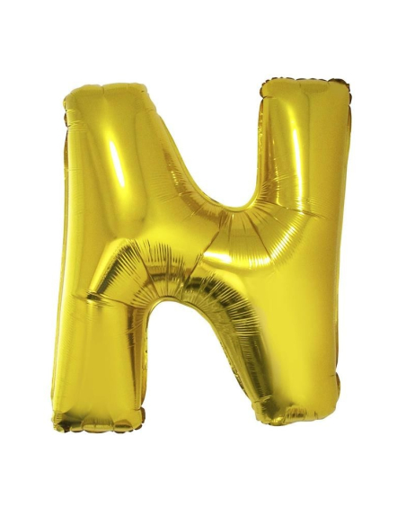 Ballon aluminium OR lettre -N- taille 102cm ESPA - Funny Fashion - 2
