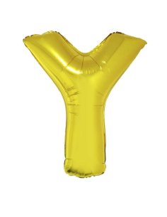 Ballon aluminium OR lettre -Y- taille 102 cm