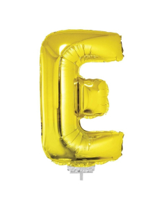 Ballon aluminium OR lettre -E- 41cm