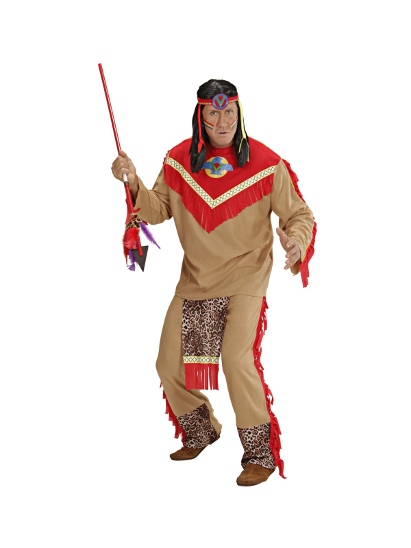 Déguisement Indien Taureau Sauvage Homme (casaque, pantalon, bandeau)