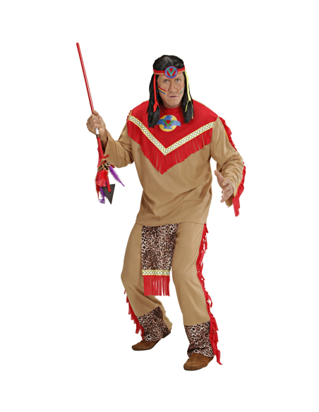 Déguisement Indien Taureau Sauvage Homme (casaque, pantalon, bandeau)