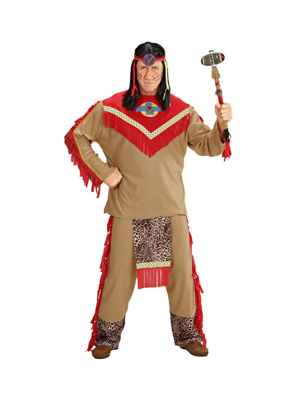 Déguisement Indien Taureau Sauvage Homme (casaque, pantalon, bandeau)