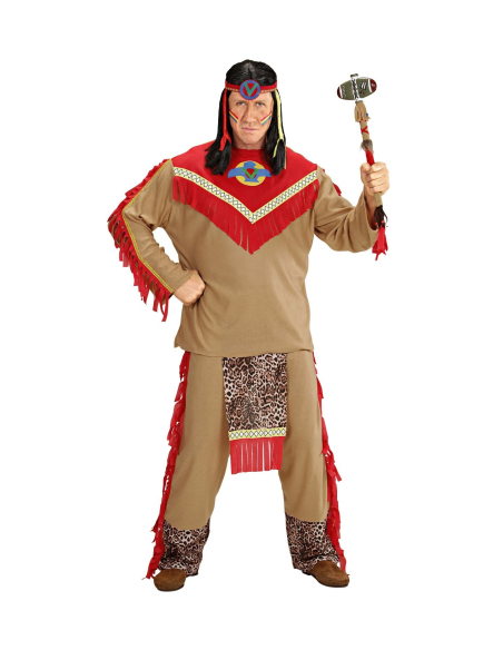 Déguisement Indien Taureau Sauvage Homme (casaque, pantalon, bandeau)