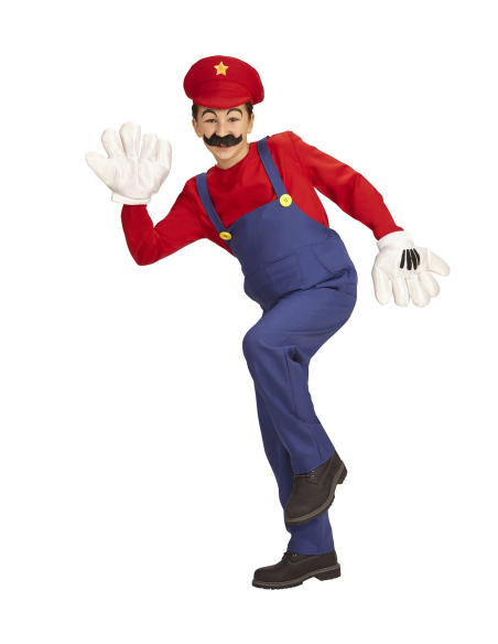Déguisement Super Plombier Garçon (combinaison, chemise, chapeau)