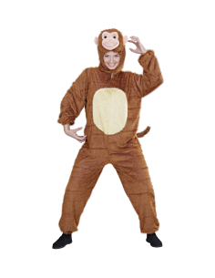 Déguisement Singe Adulte (combinaison à capuche avec masque) 2
