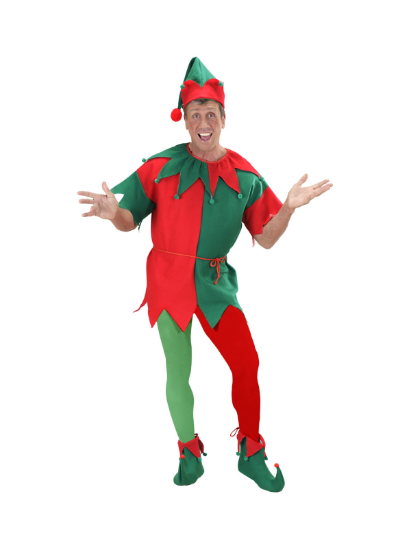 Collant rouge et vert pour Adulte