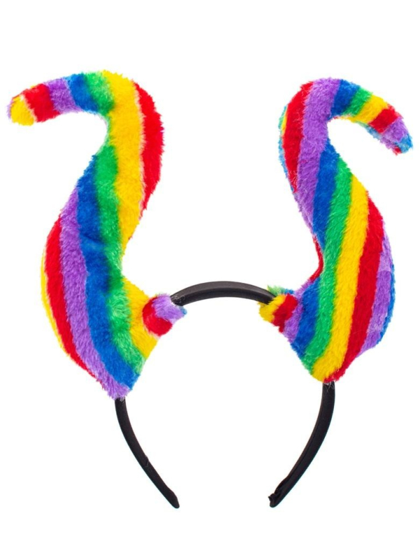 Serre-tête cornes Arc-en-ciel