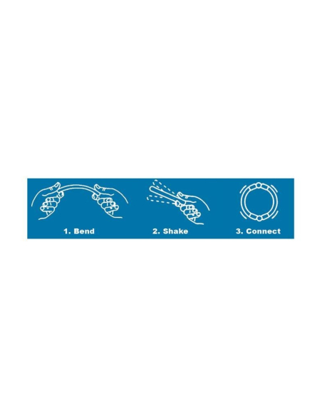 15 bracelets  Lumineux- 5 couleurs