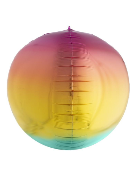Ballon Aluminium Arc-en-ciel - 81 cm