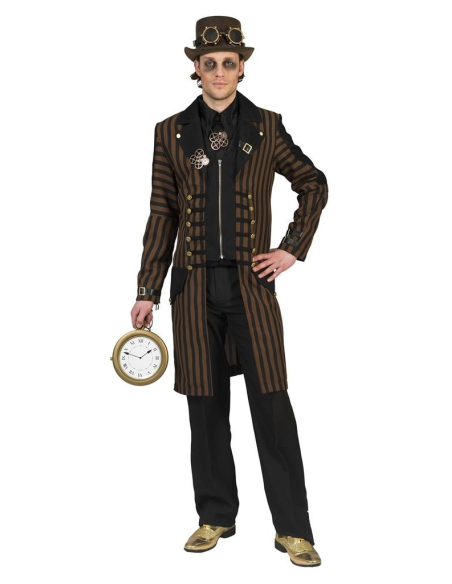Veste Steampunk Marron Homme