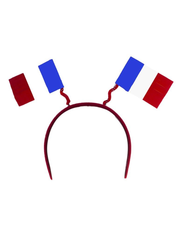 Serre-tête avec 2 drapeaux France