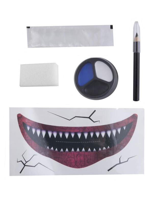 Make  up  set  horror  clown  5  pcs