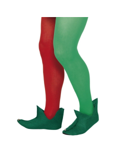 Chaussures de lutin vertes avec grelot 2