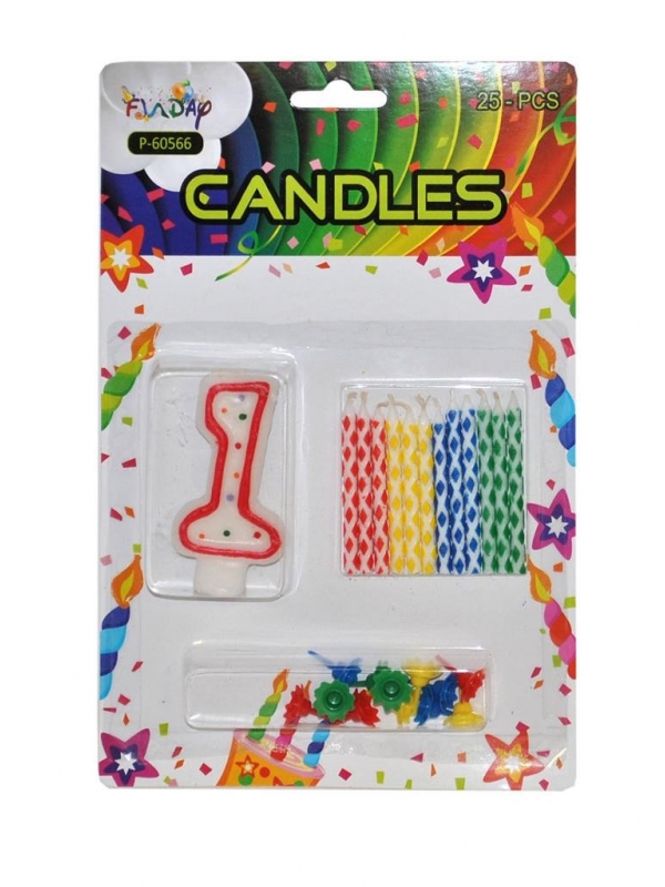 Candle  set  1y  25pcs