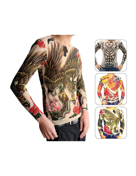 T-Shirt tatouage - 3 modèles assortis