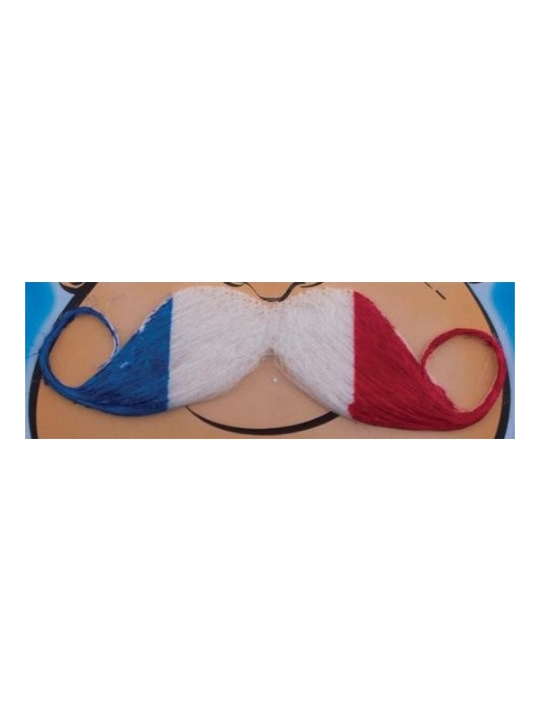 Moustache bleu, blanc, rouge - France