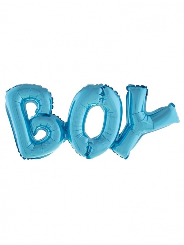 Ballon Aluminium Bleu - Boy - 83 x 33 cm