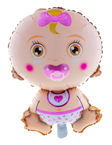 Ballon Aluminum Bébé Fille - 49 x 80 cm