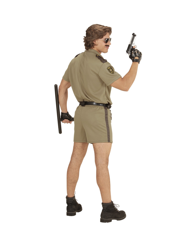 Policier Californien (chemise, short, ceinture)