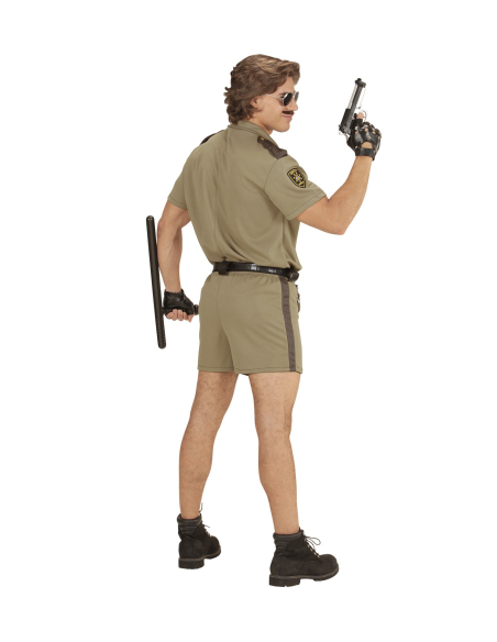 Policier Californien (chemise, short, ceinture)