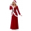 Déguisement Mère Noël, Rouge, Deluxe (robe avec capuche et ceinture noire)