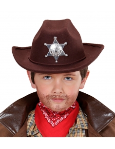 Chapeau de Cowboy marron, garçon