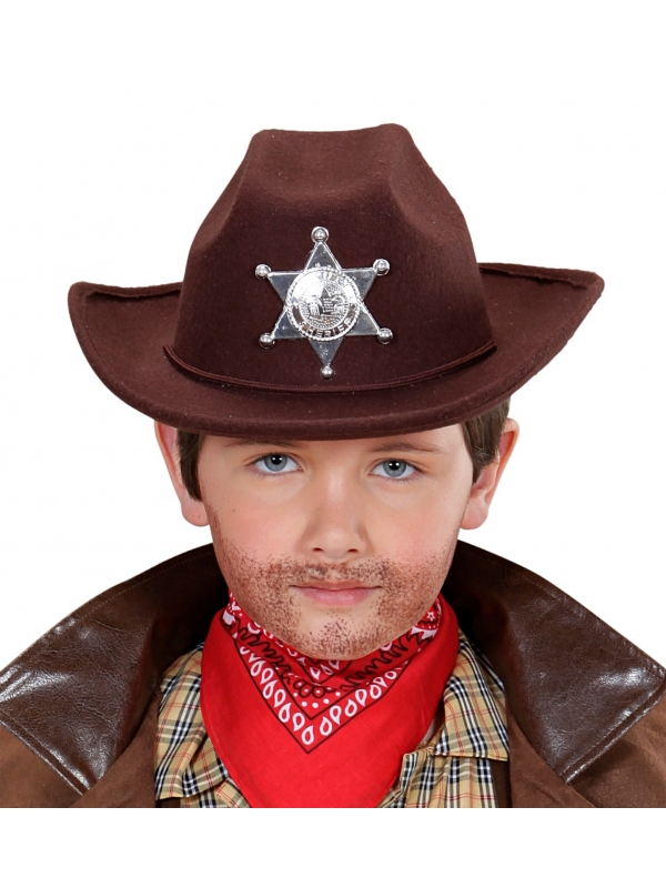 Chapeau de Cowboy marron, garçon