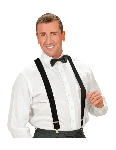 Bretelles noires ajustables