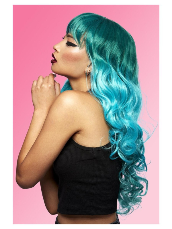 Perruque Femme Manic Panic (Bleue Cyan)