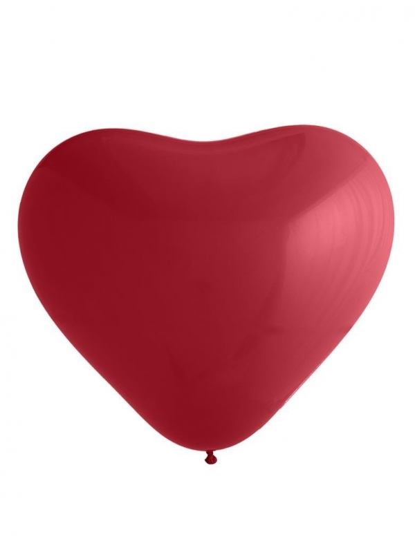 Grand Ballon Cœur Rouge (92 cm, Latex)