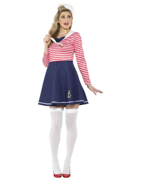 Déguisement Marin Femme (Robe et bob)
