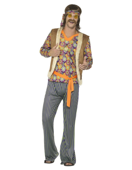 Déguisement hippie homme années 60