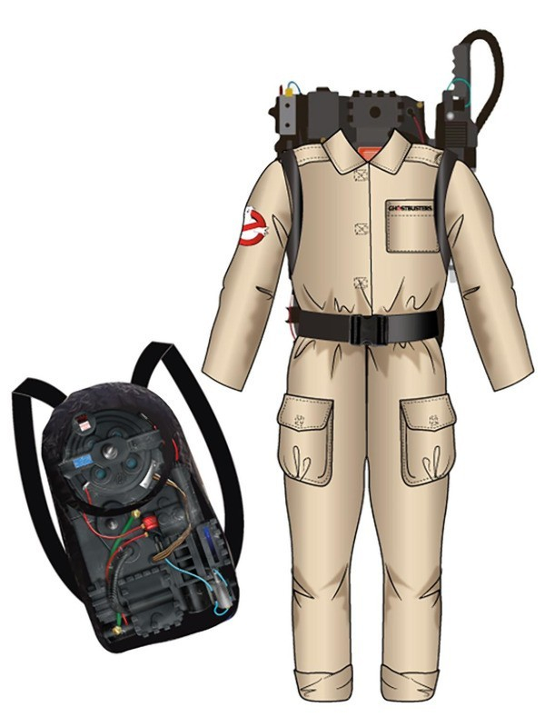 Déguisement Ghostbusters enfant, Combinaison et sac à dos gonflable