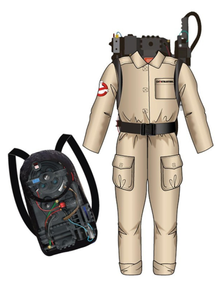 Déguisement Ghostbusters enfant, Combinaison et sac à dos gonflable