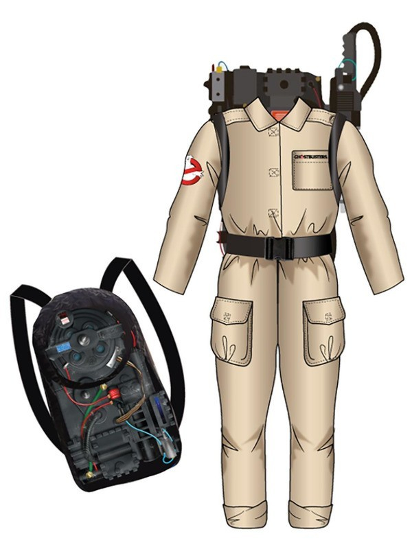 Déguisement Ghostbusters homme, Combinaison et sac à dos gonflable